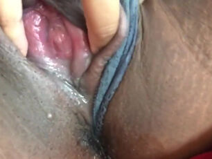 Edible hefty ebony fuckbox internal ejaculation closeup