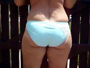 Donna Bathing suit Arse Movie over and over